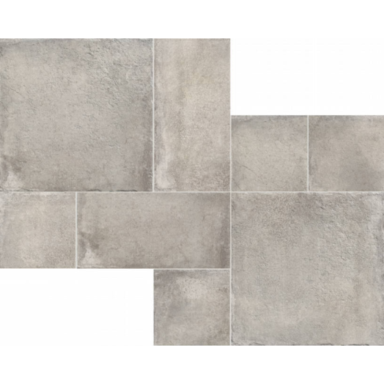 Keros Modula Portobello Silver πλακάκι δαπέδου 100x100 λευκής μάζας με Matt Relieve φινίρισμα